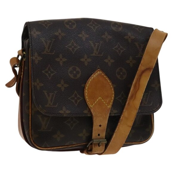 LOUIS VUITTON Monogram Cartouchiere MM Shoulder Bag - Picture 1 of 16